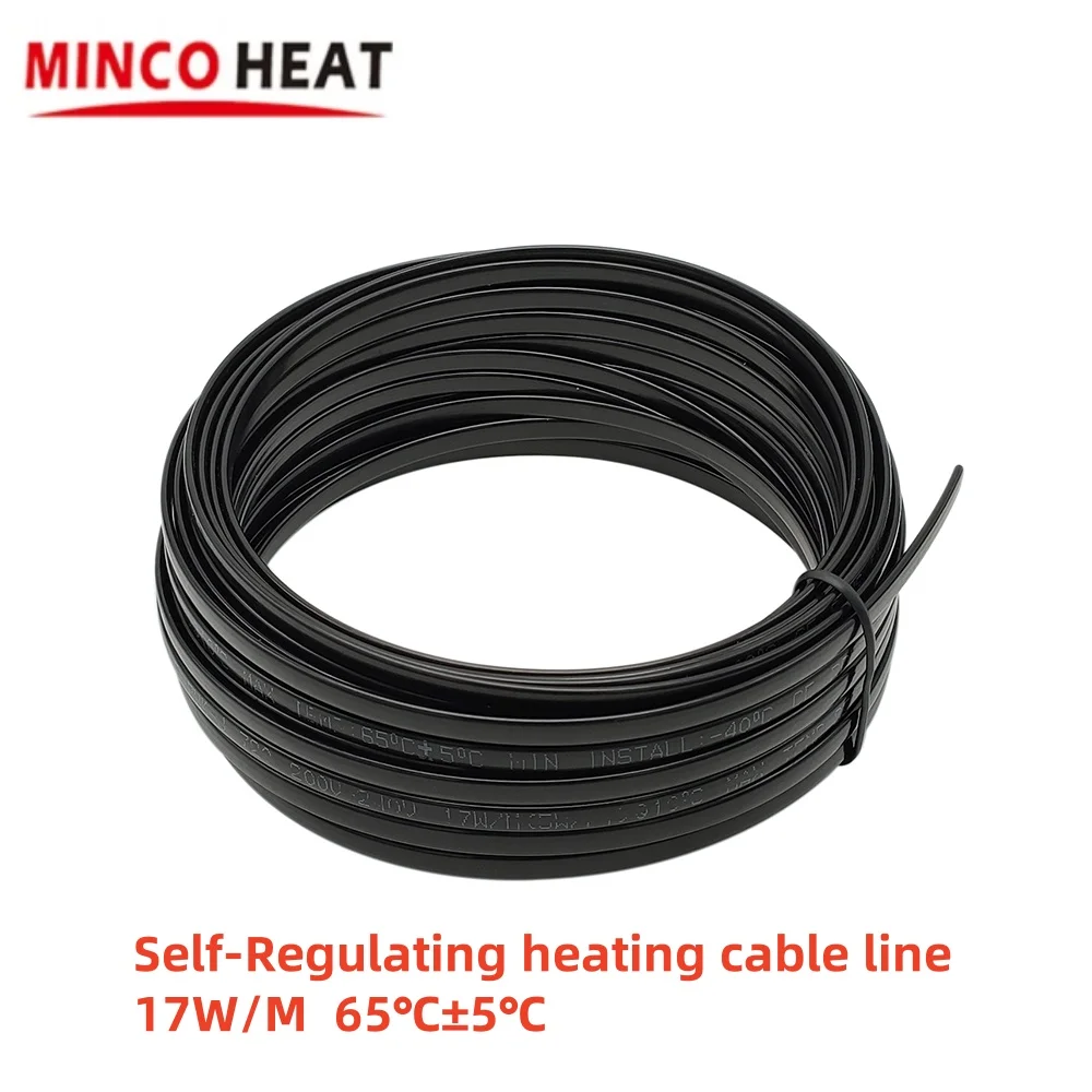 220 V Frostschutz Solar Wasser Rohr Heizung Frostschutz Heizkabel Selbstregulierende Elektrische Heizung, Kann EU Stecker verbinden