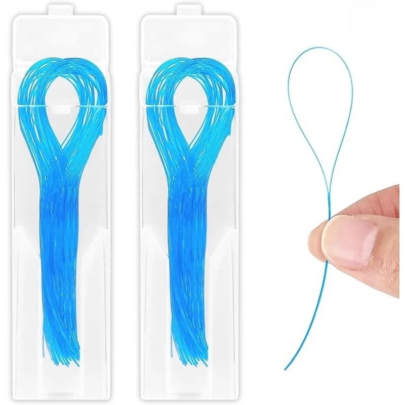 50pcs Floss Threaders, Deep Cleaning Dental Floss Threaders for Braces, Bridges, And Implants Multifunctional Floss Aids
