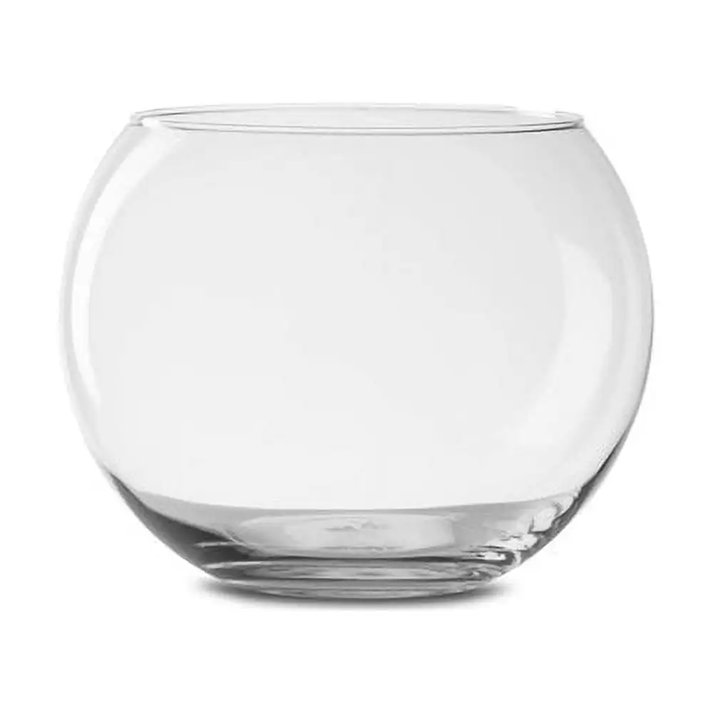 

Clear Glass 12" Bubble Ball Floral Vase Lead-free glass unique bubble ball design centerpiece durable and easy to clean