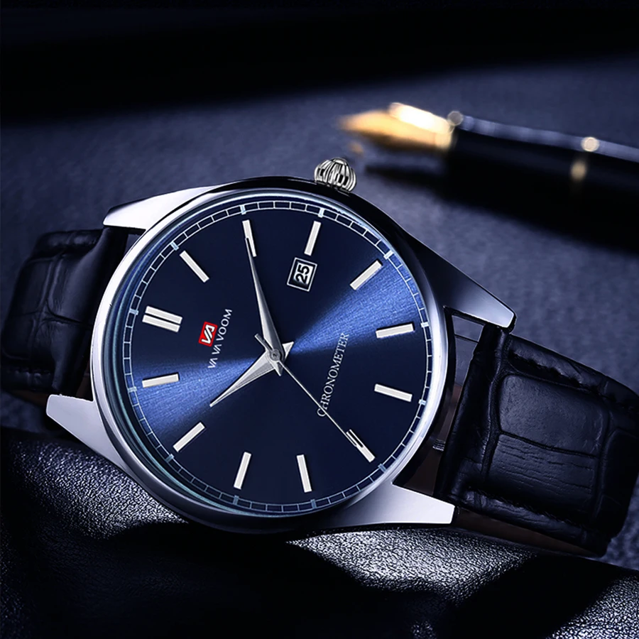 Men Watch Black Stainless Steel Original Mens Wristwatches Classic Business Waterproof Japan Movement Quartz Male Watch Relojes