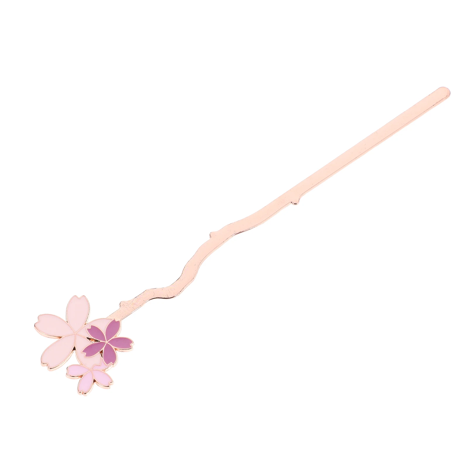 

Cute Cartoon Cherry Blossom Bookmark Metal Floral Bookmarks Exquisite Reading Accessories for Book Lovers