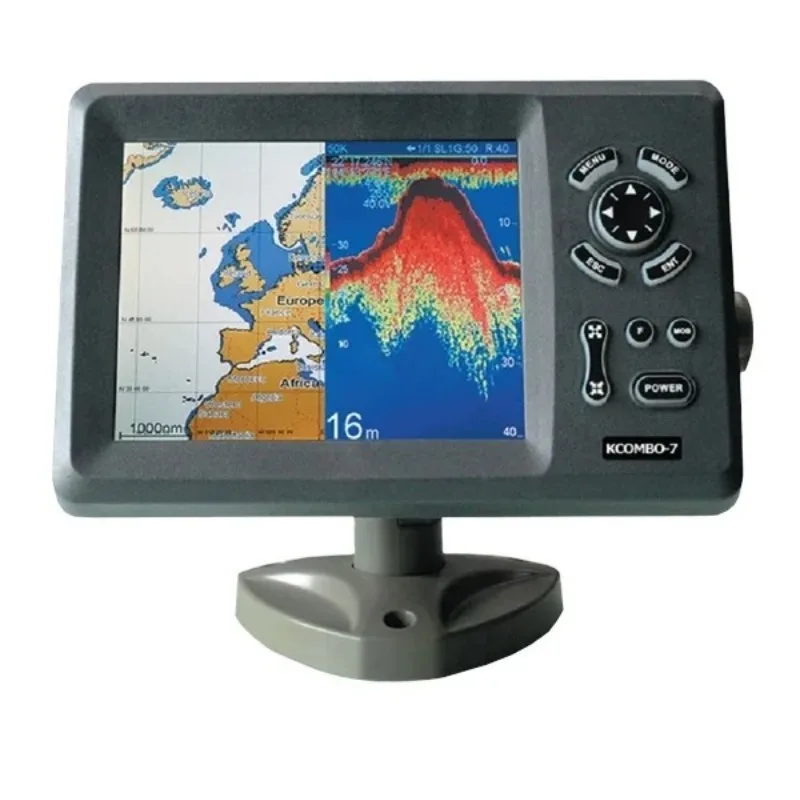 ONWA KCombo-7 KCombo-7A 7-inch GPS Chart Plotter with AIS TRANSPONDER C-Map MAX Compatible Combo