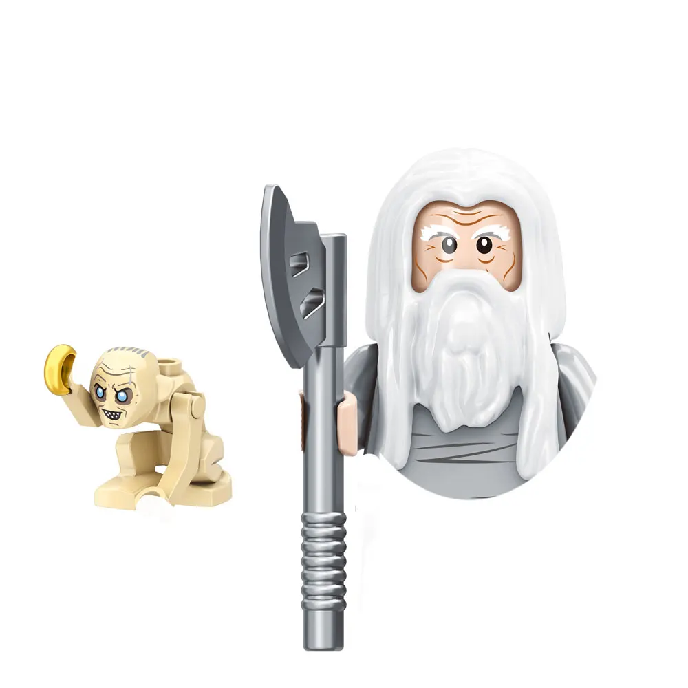 PG517 PG518 PG519 PG520 König Anime Filme Feigen Ziegel Puppen Mini Action Spielzeug Figura Bausteine Spielzeug Puppe