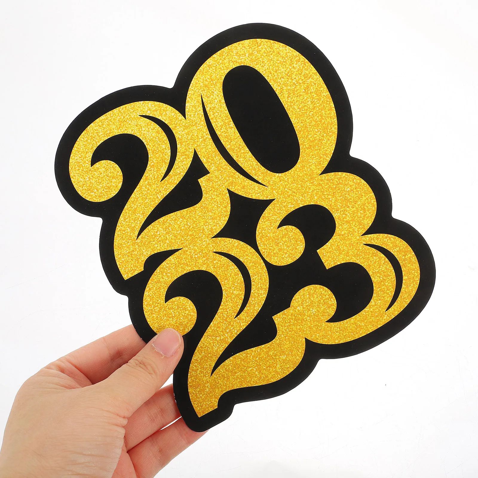 

1 Set Desktop Vase Decor Graduation Pattern Cards Flower Pot Inserts Party Layout Diy Centerpiece Cupcake Toppers Table Decor