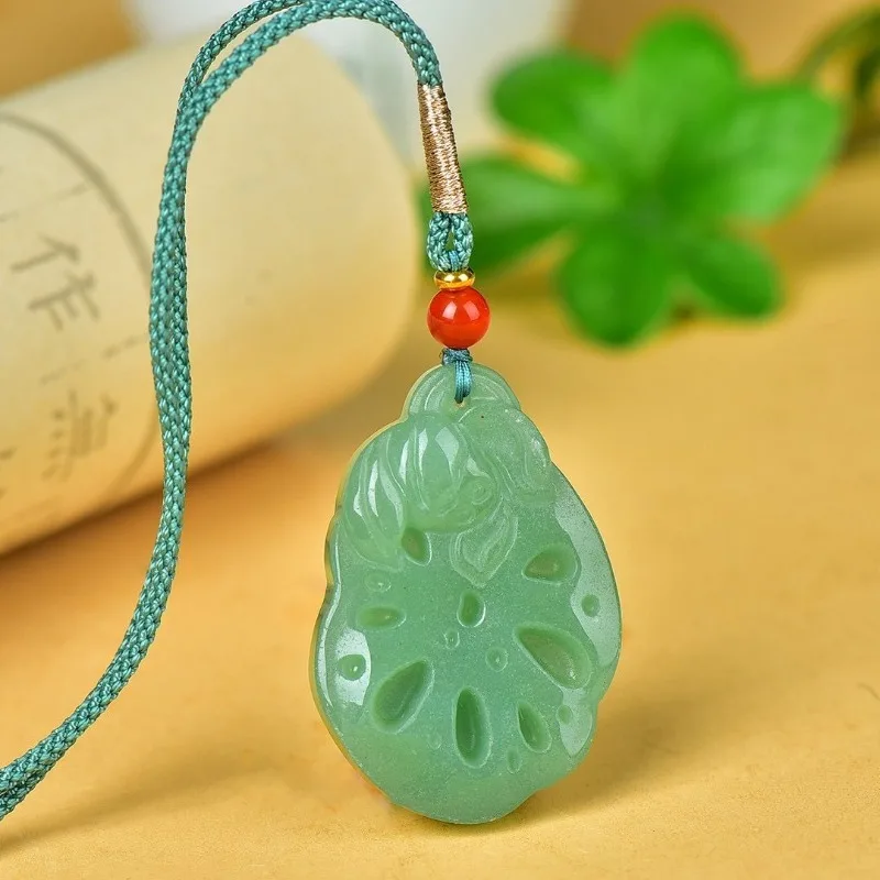 Dongling Jade Lotus Root Broken Silk Connection Pendant Popular Style Small Pendant for Couples