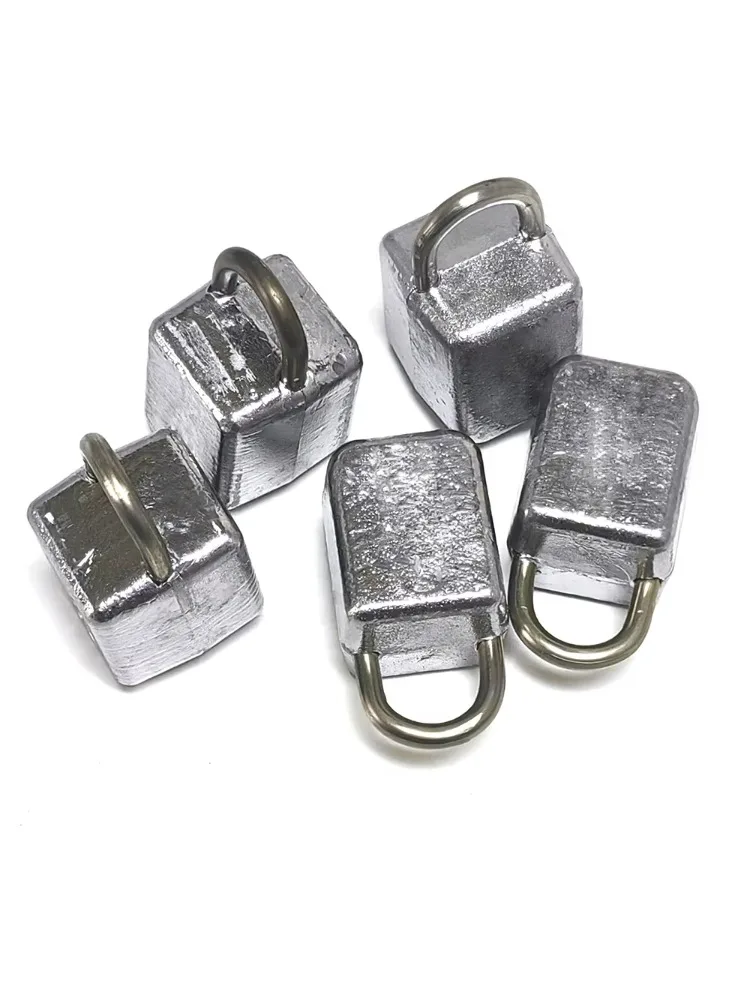Poids de plongée suspendus 100g 200g en gros, accessoires de plongée sous-marine, poids en plomb pour la pêche sous-marine, la plongée en apnée et l'entraînement