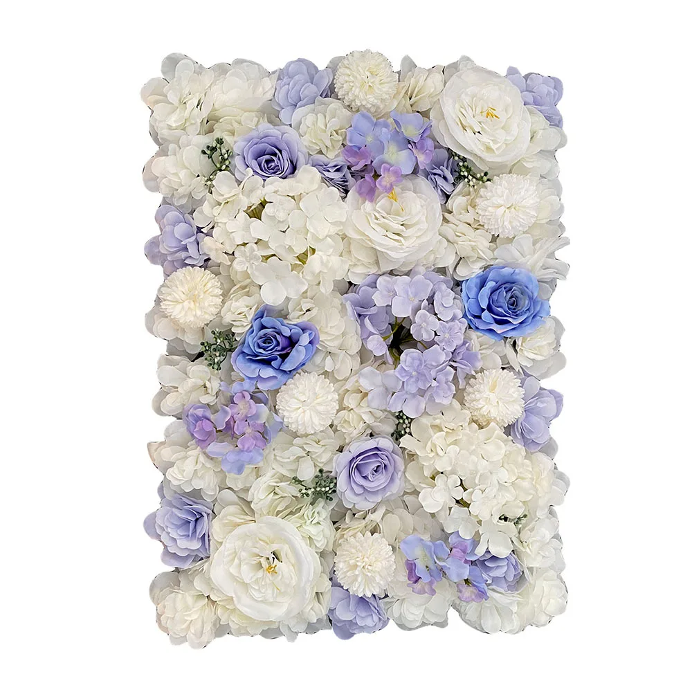 Flower Wall Artificial Flower Wall Panel Silk Rose Wedding Home Party Stage Background Decoration Artificial Plant