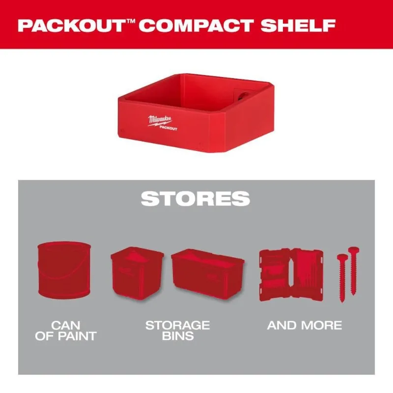 Milwaukee 48-22-8347 PACKOUT™ Compact Shelf Power Tool Accessories