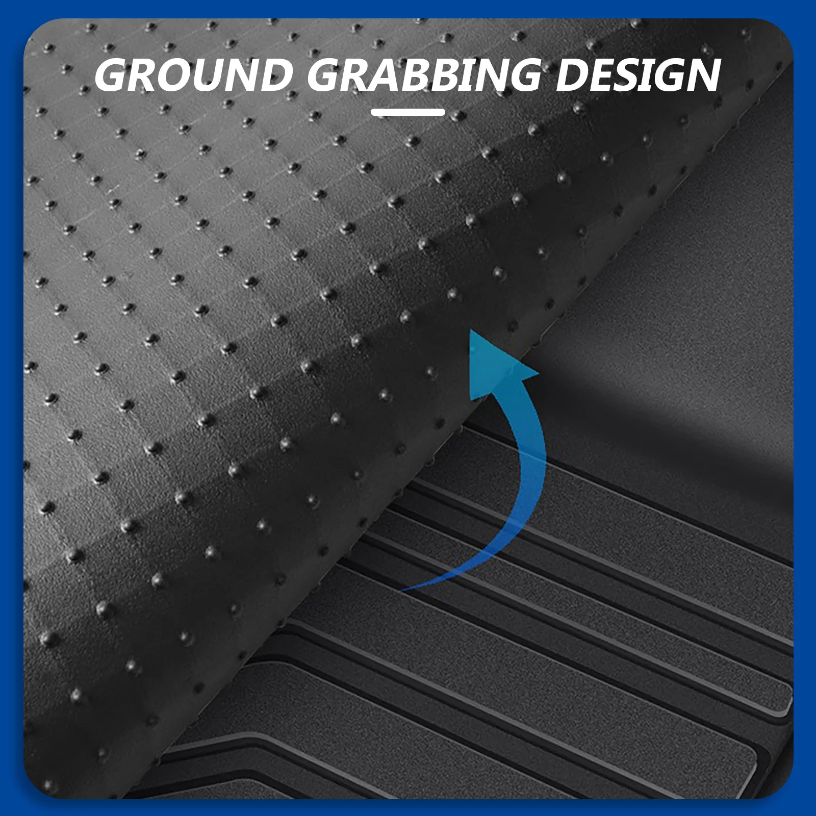 

2Sets Car Floor Mats Durable Easy Carry Auto Accessories Interior Protection Fit Most Cars Clean Stain Resistant