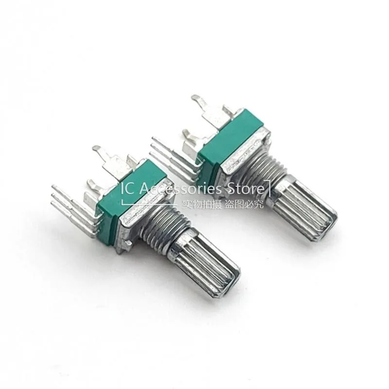 5PCS Precision Adjustable Potentiometer R09 Type RK097 Vertical Bent Foot Single B5K B10K B20K B50K B100K B500K Shaft 15MM