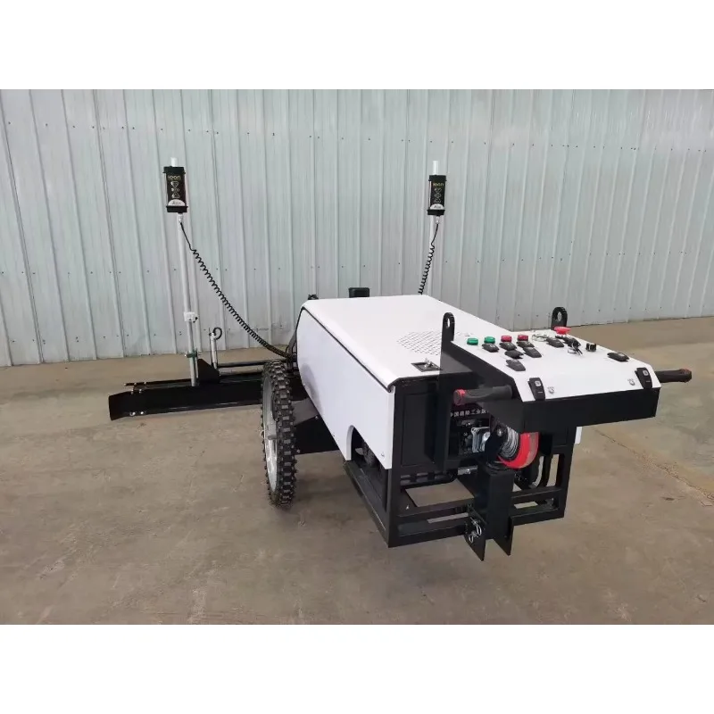 آلة لولبية أوتوماتيكية محمولة باليد بعجلتين تعمل بالليزر على رصف الأرضية الاهتزازية