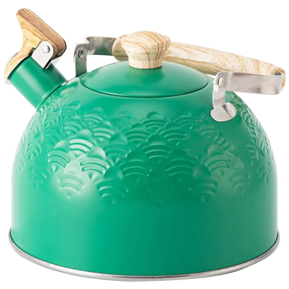 

Чайник-свисток из нержавеющей стали, сверхпрочный, для индукционных плит, быстрый нагрев, эргономичная ручка, долговечный