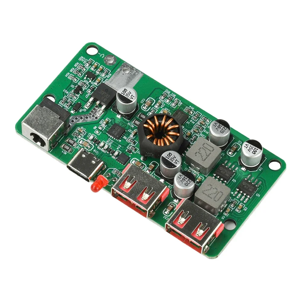 100W PD Solar Charge Controller Type C DC Output Module Dual USB Fast Charging DIY Kit For 50W 200W Solar Panel