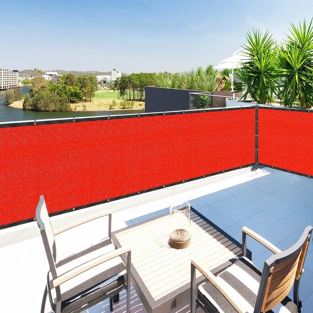 

4x50ft Privacy Screen Shade Cloth for Balcony Deck Fence Patio Pool Railing Driveway Walkway Porch Dog Kennel