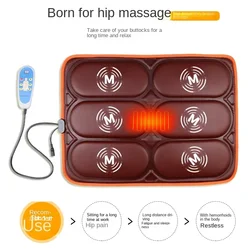 Car Massage Cushion Vehicle-mounted Hip Massagers Buttock Heating Electric Vibration Massage Chair Cushion Give Gifts To Elderly