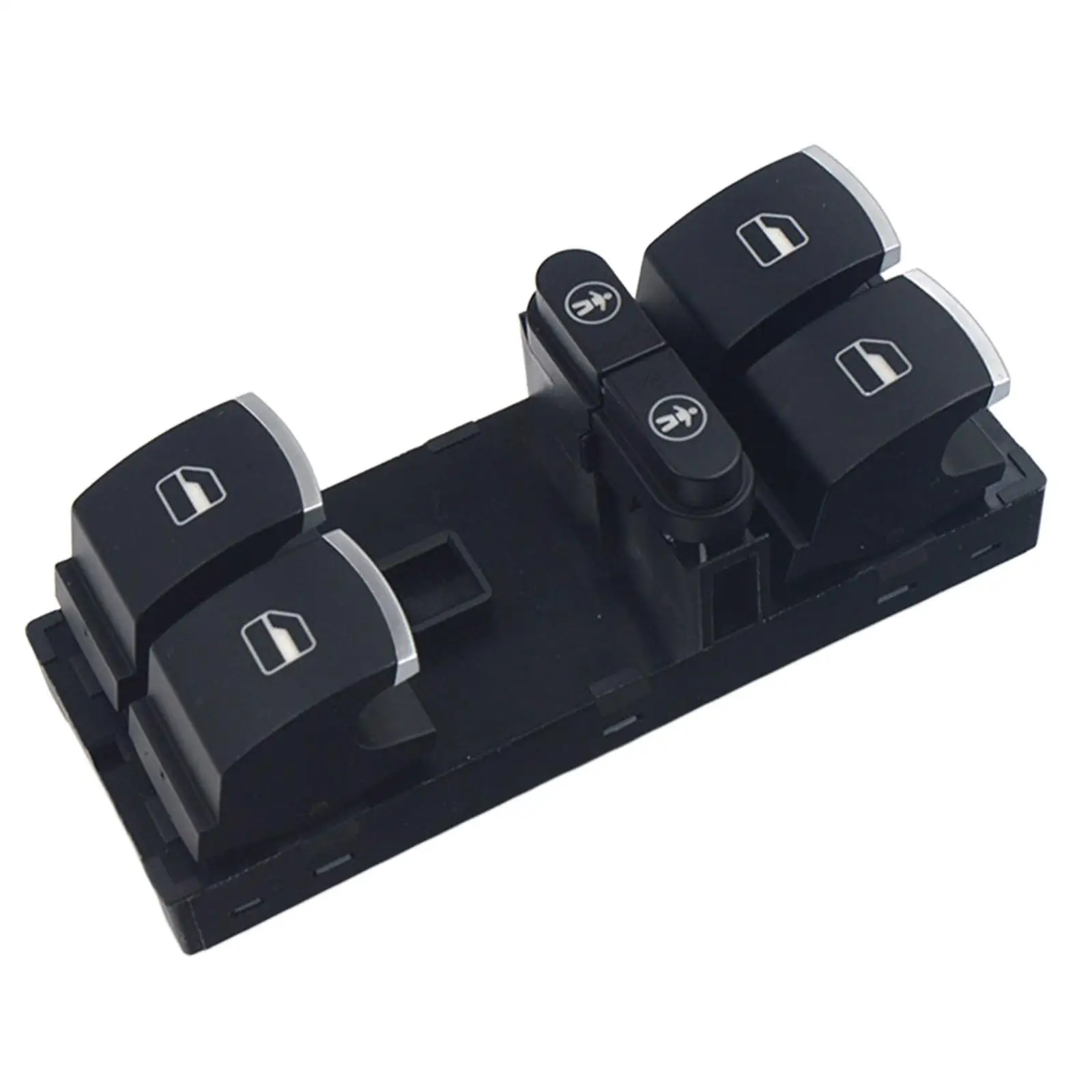 Window Switch Lifter Vehicle Parts Car Supplies Plastic Black Door Switch Control Switch Fits for VW Touareg 11-2014 7P6959857