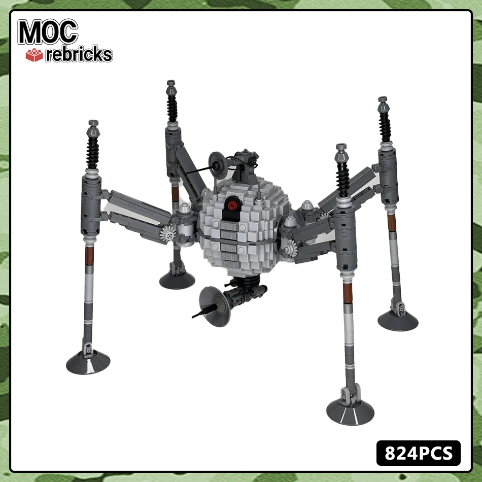 

Space War Series OG-9 Spider Droid MOC Building Block DIY Model Education Puzzle Brick Toys Children Christmas Gifts MOC-133278