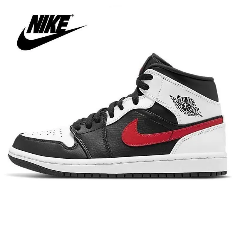 

Кроссовки Nike-Air Jordan в стиле ретро 1 One AJ1, черные, красные, белые, синие, женские, мужские спортивные кроссовки для бега на открытом воздухе, Баскетбольная обувь OA