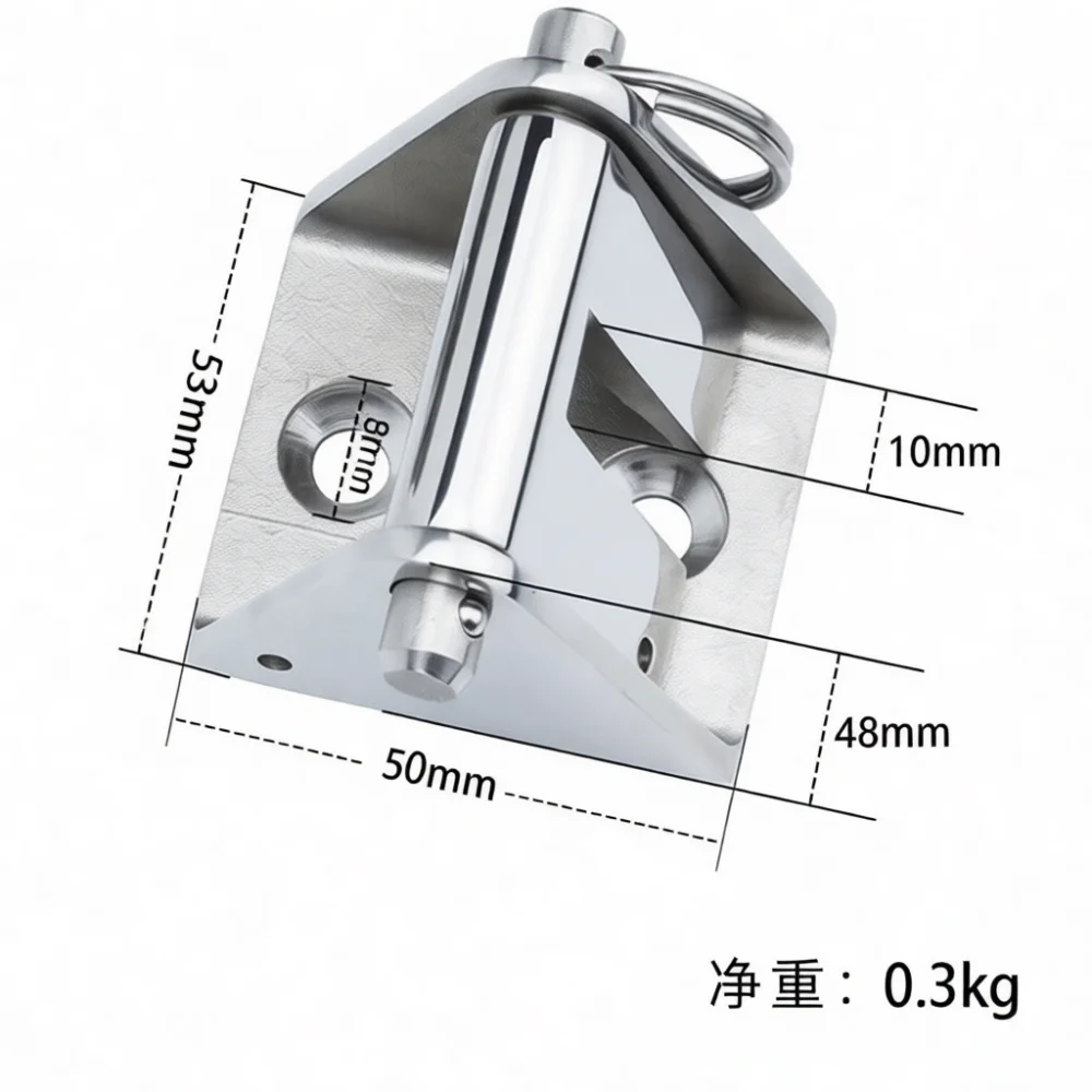 316 Stainless Steel Marine Chain Stopper Mountain Shape Boat Anchor Hardware Yacht Fitting Connector Lock Accessory
