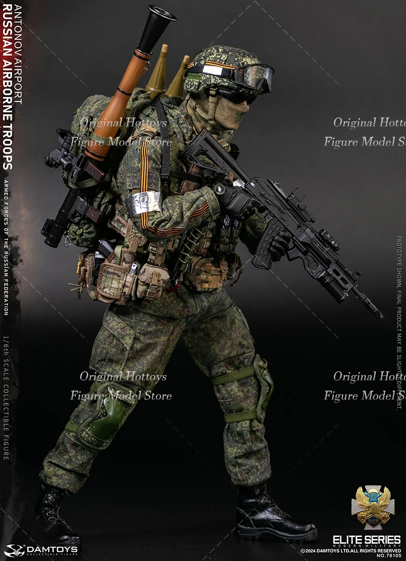 DAMTOYS 78105 1/6 스케일 남자 군인 러시아 공수 군대 Antonov 공항 풀 세트 12 인치 액션 피규어 인형 컬렉션