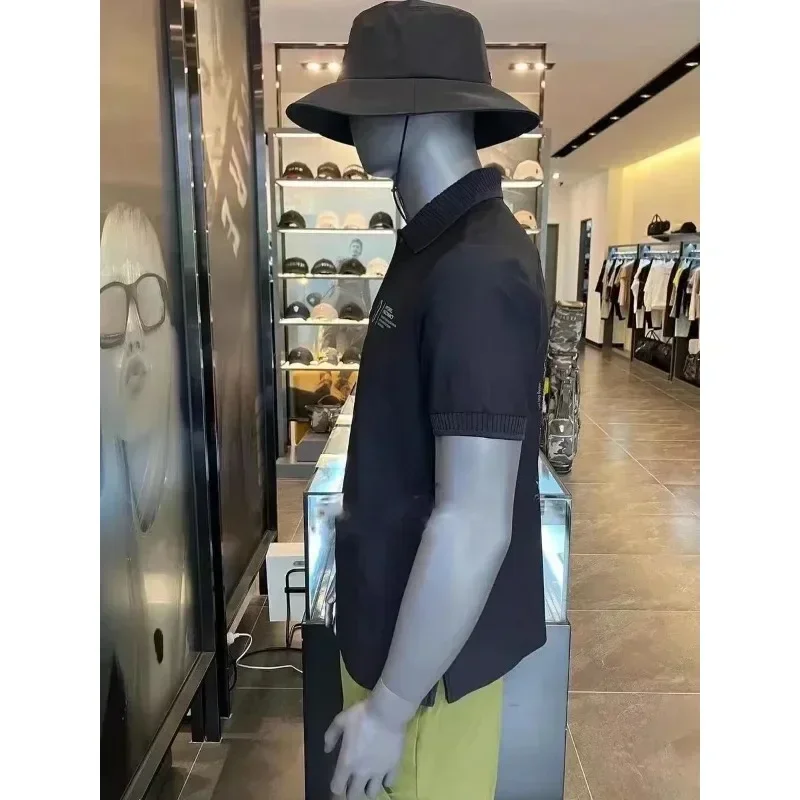 Fashion Breathable Skull Head Short Sleeved Golf T-blood Shirt,High Quality Men Sports Tennis Golf Tee Top