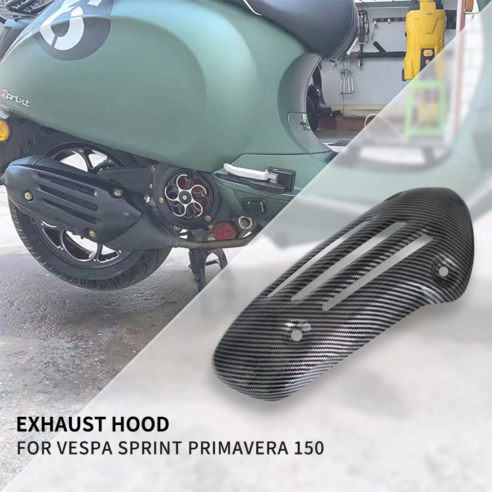 

Exhaust Pipe Cover Protection Muffler Guard For Vespa Sprint 150 Primavera 125 150 Aluminum Alloy Motorcycle Accessories