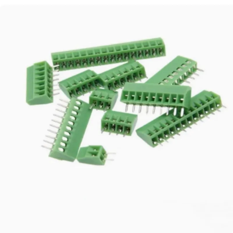 10 قطعة KF128 2.54 مللي متر الملعب PCB برغي محطة كتلة موصل 2P 3P 4P 5P 6P 7P 8P 9P 10P 12P 16P #2