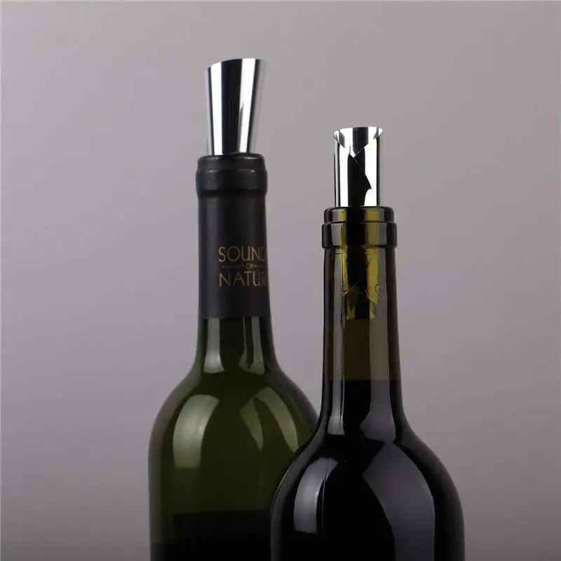 Aluminiumfolie Weinausgießer-Scheibe, Faltbar, Tropfsicher, Anti-Tropf Weinausgießer-Zubehör, 10-teiliges Set – Detail 11