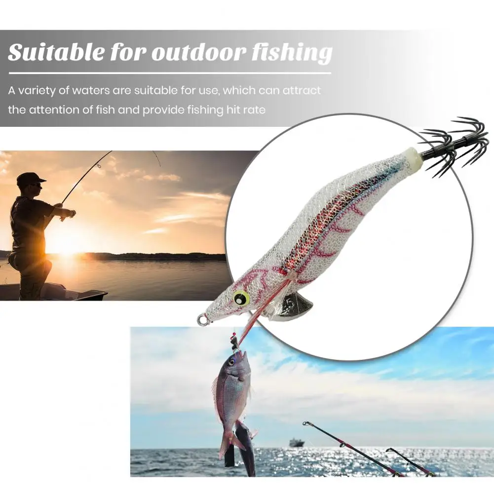 

Reusable Fishing Bait Shrimp Fishing Bait Shrimp Fishing Lure with Sharp Squid Hook for Freshwater Seawater for Outdoor