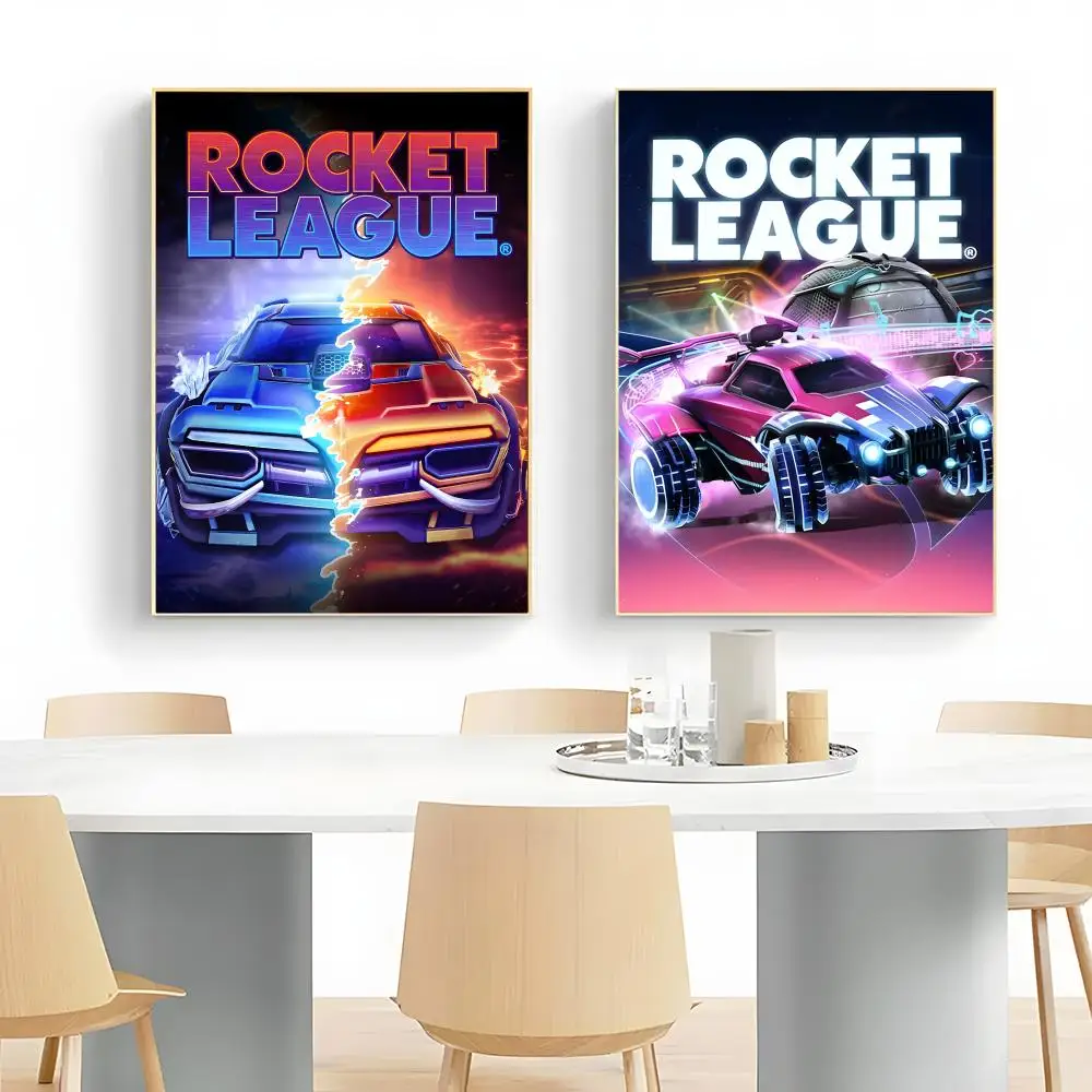 sporty game r-rocket league Poster Wall Art Print Decorative Mural Home Decor Gift Unframed