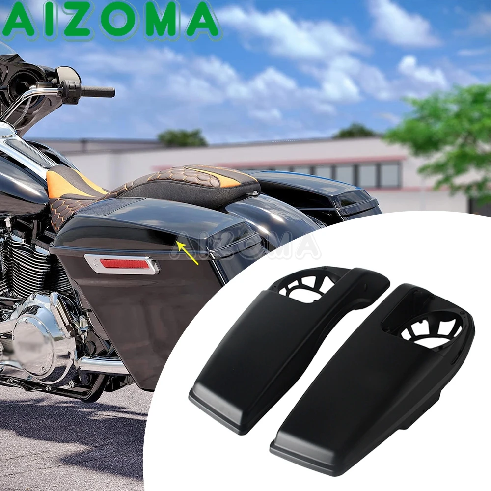 

Motorcycle Saddlebag Speaker Lid For Harley Touring Road Glide FLTRX CVO FLTRXSE ST FLTRXSTSE Street Glide 2023-2025 ABS Plastic