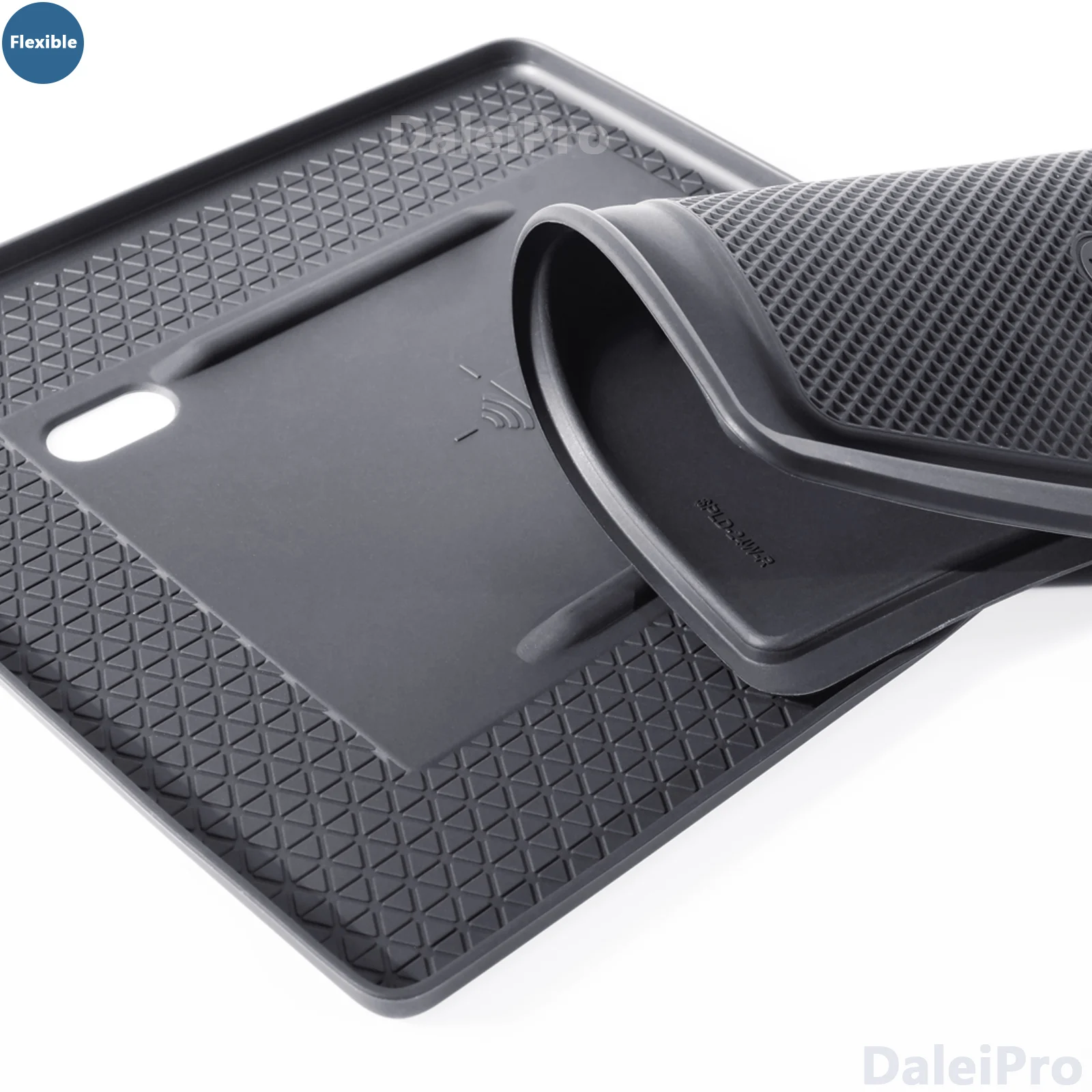 For KIA EV6 2022 2023 2024 Car Wireless Charging Pad Car Phone Non-slip Mat Silica Gel Scratch-resistant Pad for EV6 Accessories