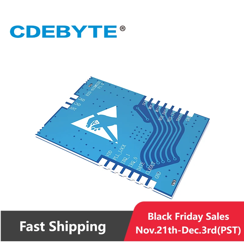 SX1212 Wireless Module E23-433M13S 433MHz 13dBm SPI 20mW SMD Wireless Transceiver RF Module CDEBYTE