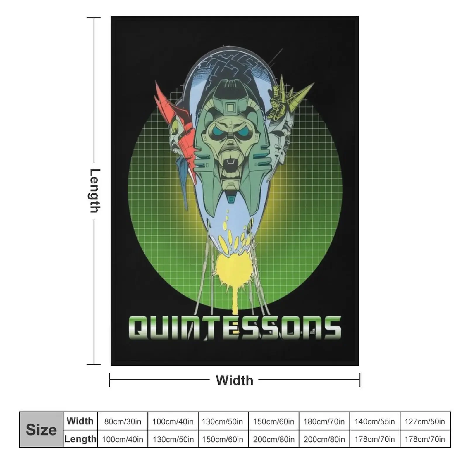 Quintessons Autobot Transformer G1 Throw Blanket Sofa Throw Weighted Cute Plaid Luxury St Blankets