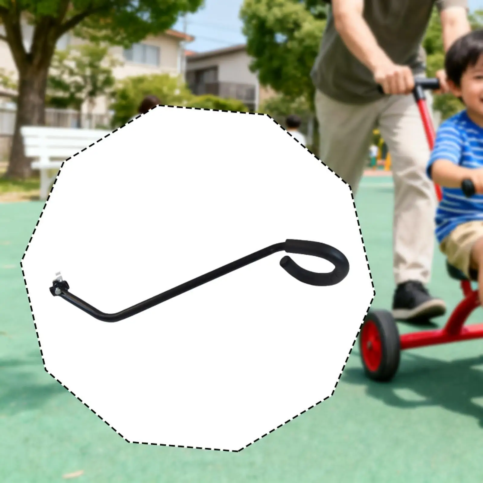 مقبض تدريب الدراجة للأطفال مقبض معدني خفيف الوزن لمدرب الدراجة للأطفال