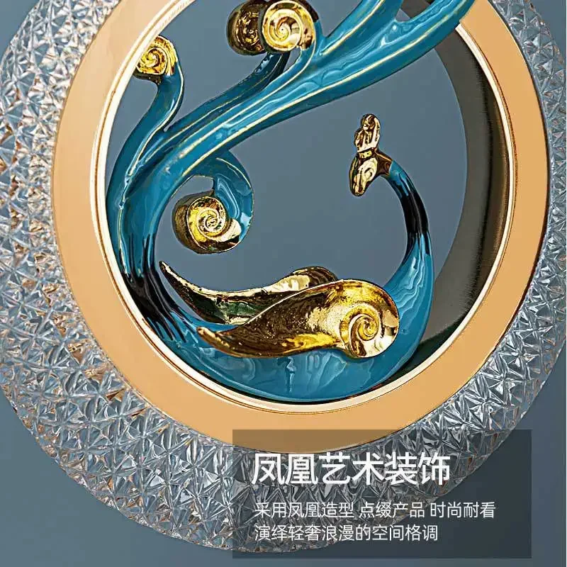 Creative Bedroom Lighting Pendant Lights Phoenix Table Lamp Background Pendant Light Dining Room Kitchen Home Decoration Fixture