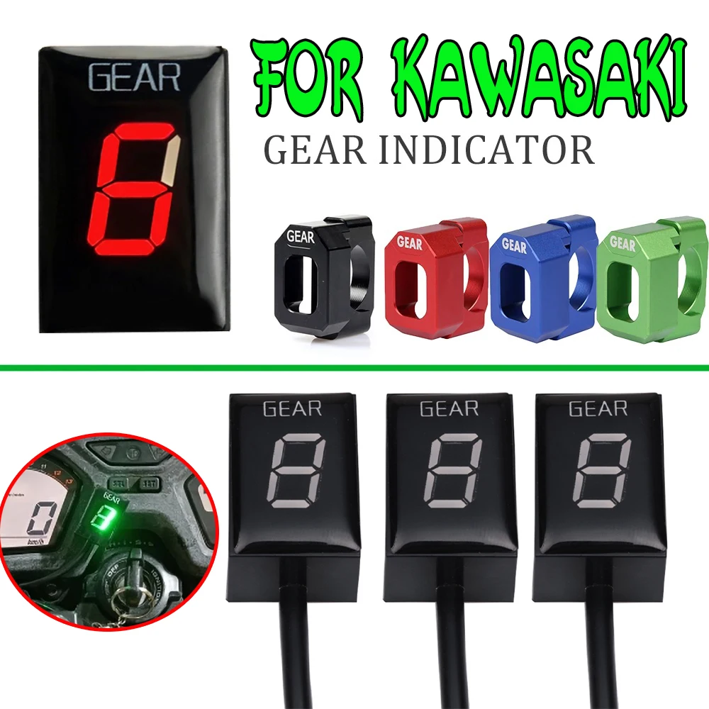 For Kawasaki W800 W 800 2011 2012 2013 2014 2015 2016 2017 Motorcycle Accessories LED 1-6 Gear Indicator Gear Display Meter
