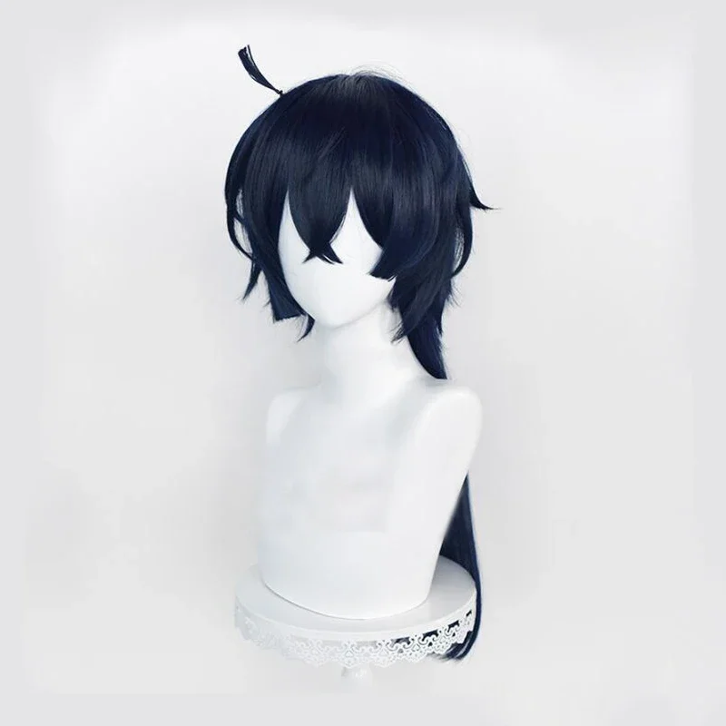 The Case Study of Vanitas Blue Black Wig Noe Archiviste Silver White Cosplay Wig Heat Resistant Synthetic Hair Wigs   Wig Cap