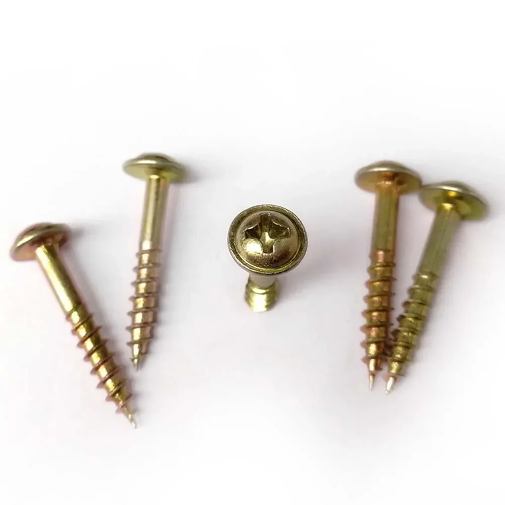 100pcs/lot Oblique Hole Self-tapping Screws for Pocket Hole Jig Color Send Random