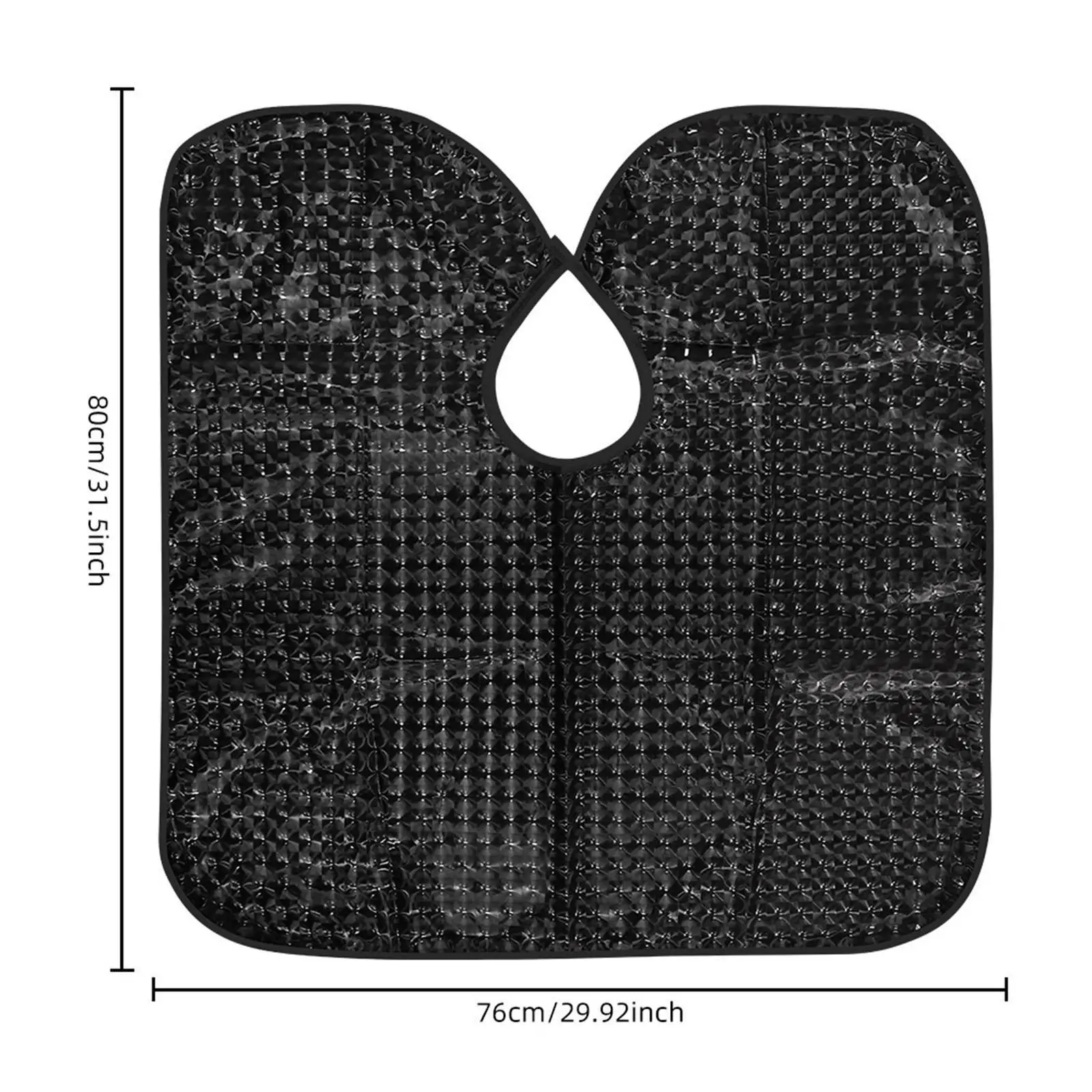 Cape de coloration de cheveux Cape de teinture de cheveux professionnelle pour maquillage style coiffure