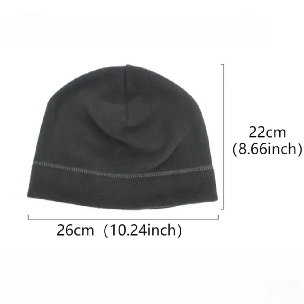 1 قطعة قبعة الجمجمة الشتوية الدافئة لينة القطبية الصوف قبعة سميكة يندبروف قبعة في الهواء الطلق قبعة قبعة تزلج للجنسين مناسبة للجنسين