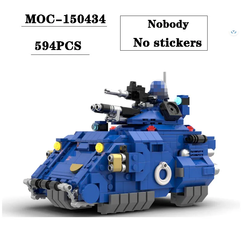 

Building Block MOC-150434 Tank Splicing Assembly Model 594PCS Adult and Child Puzzle Education Birthday Christmas Toy Gift