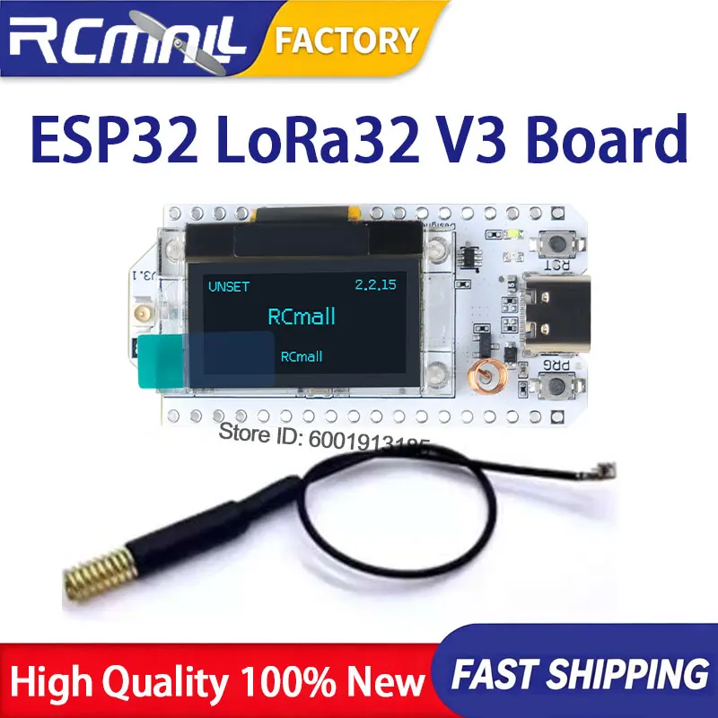 ESP32 S3 LoRa32 V3 Dev-board 868-915MHz SX1262 Wireless BT Module 0.96 Inch OLED Display Kit for Meshtastic LoRaWAN IoT Node