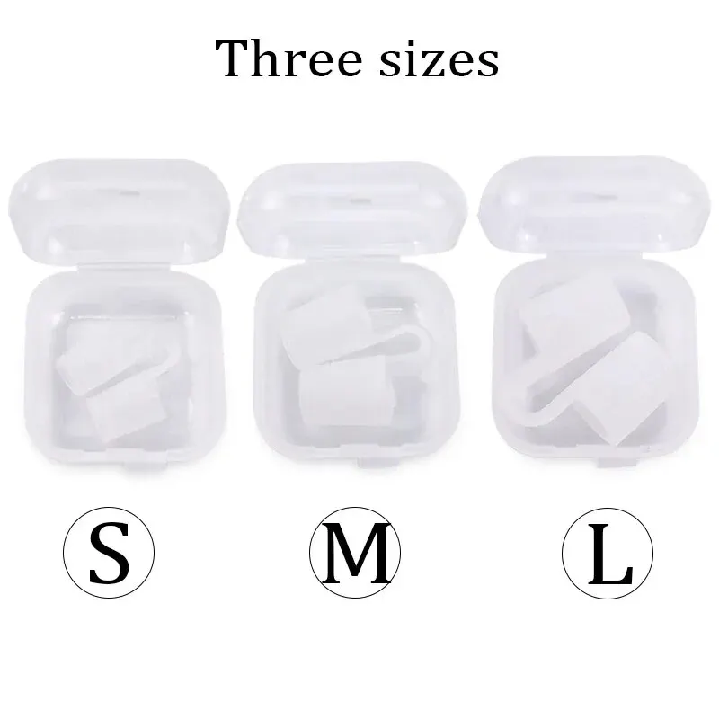 Anti Snoring Nasal Dilator Silicone Mini Sleep Aid Relieves Smooth Nasal Passage Breathing Ventilates Nasal Clip Health Device