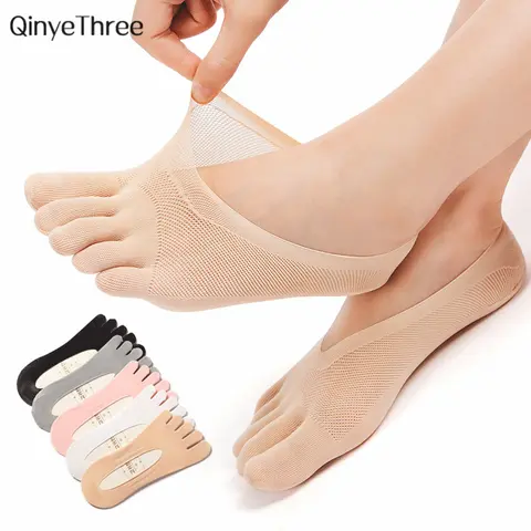 Women's Five-Finger Toe Socks QinyeThree