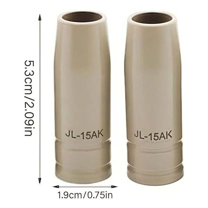 أطراف فوهة لحام Mig البديلة AA49 (طلاء غير لاصق)، 14 قطعة MB15 15AK MIG مجموعة ملحقات اللحام (. 030 "مطلي)