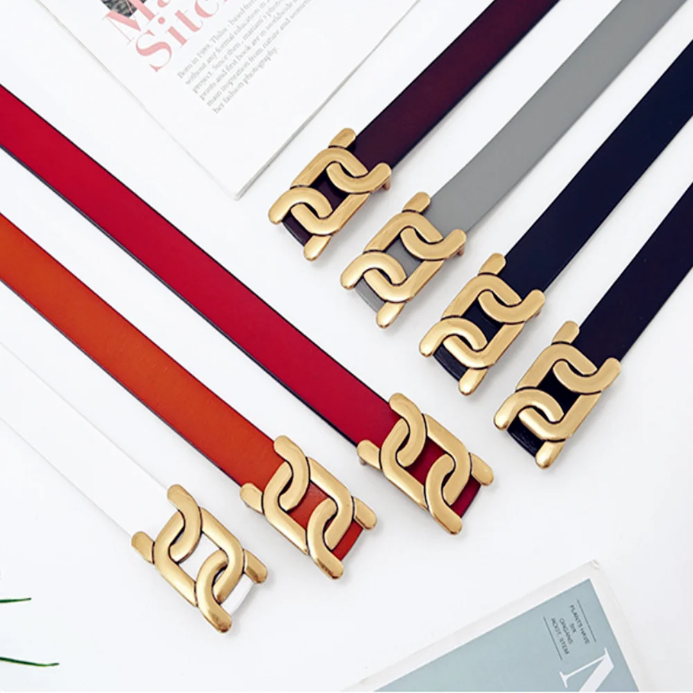 حزام نسائي بسيط عصري، حزام طالب بنمط جديد يمكن أن يكون قطعة واحدة من أحزمة الوكالة للفتيات المراهقات