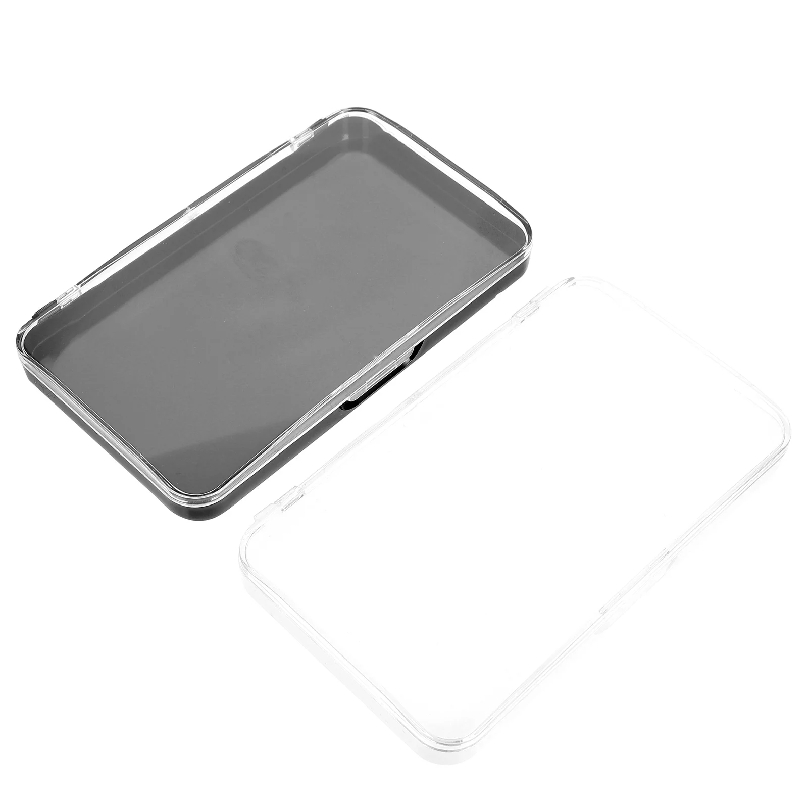 

4Pcs Eyelash Storage Box Plastic Travel False Lashes Holder Separate Display Case Packaging Compact Fits Market