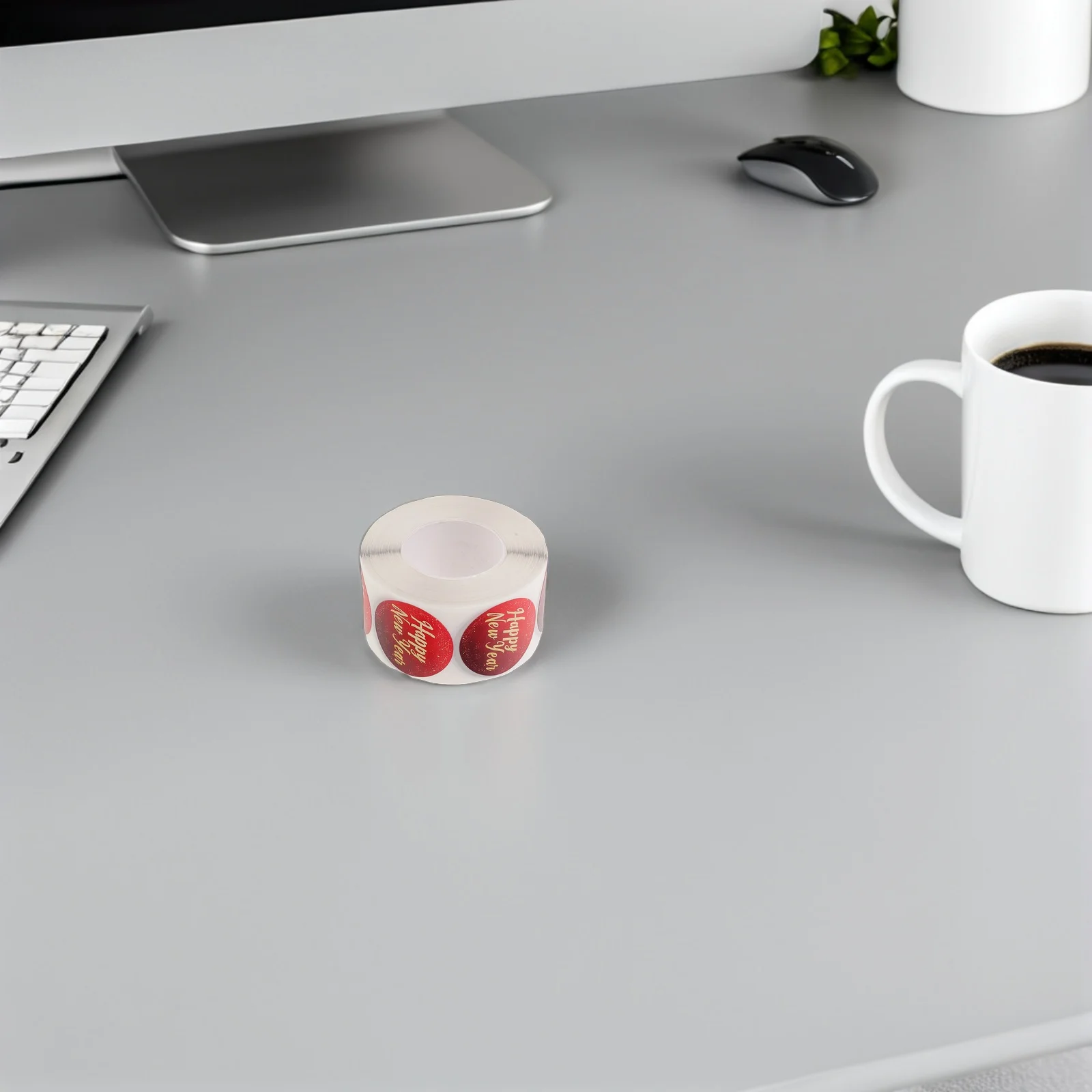 

12 Rolls Happy New Year Stickers 2026 Chinese New Year Decoration Holiday Sticker Seals For Envelopes Christmas Labels Greeting