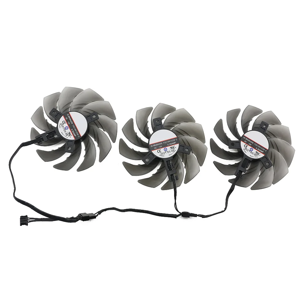 85mm FDC10H12S9-C RX6700XT 6750XT for ASROCK RX 6600XT 6600 6700 XT 6800 Challenger Pro OC Video Gaphics Card Cooling Fan view 6